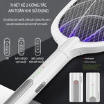 2 in 1 Bug Racket and Mosquito Killing Lamp