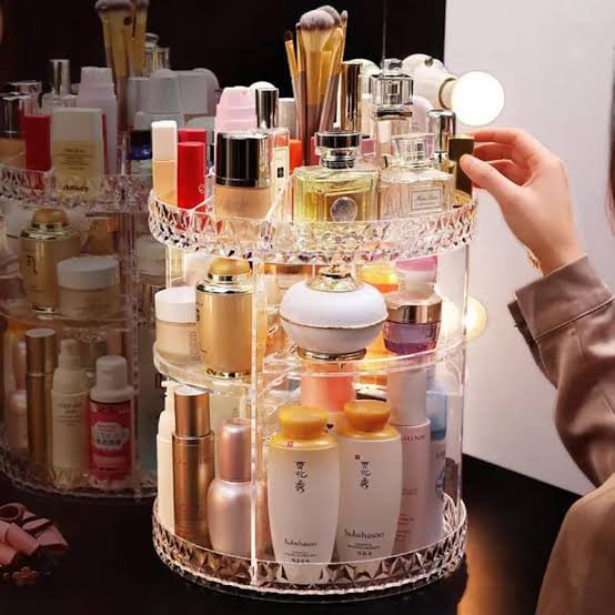 360 Rotating Makeup Organizer