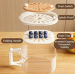 2In1 Acrylic Fruit Strainer Container