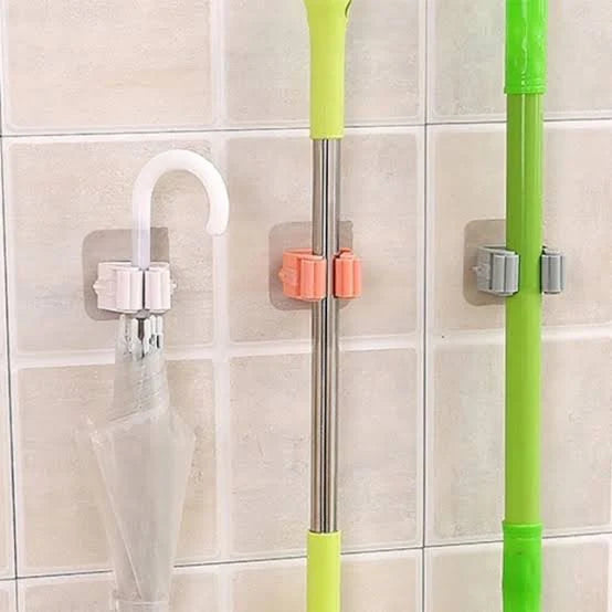 Pack of 6 - Broom Holder Clips