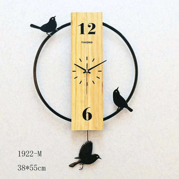 1922-M Golden Wall Clock