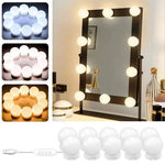 3 Colour modes Vanity Lights 10 bulbs