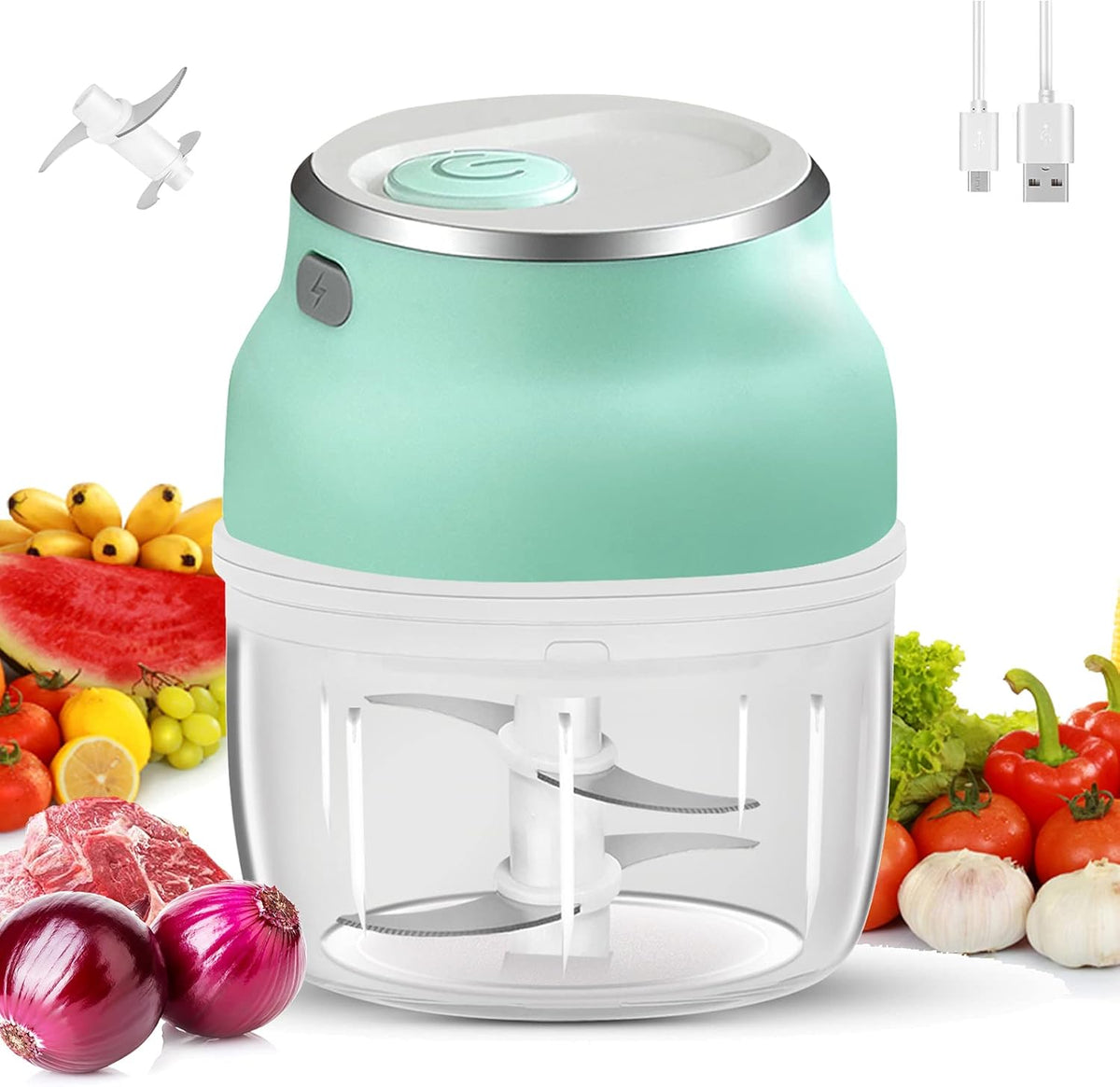 Green Food Chopper Small