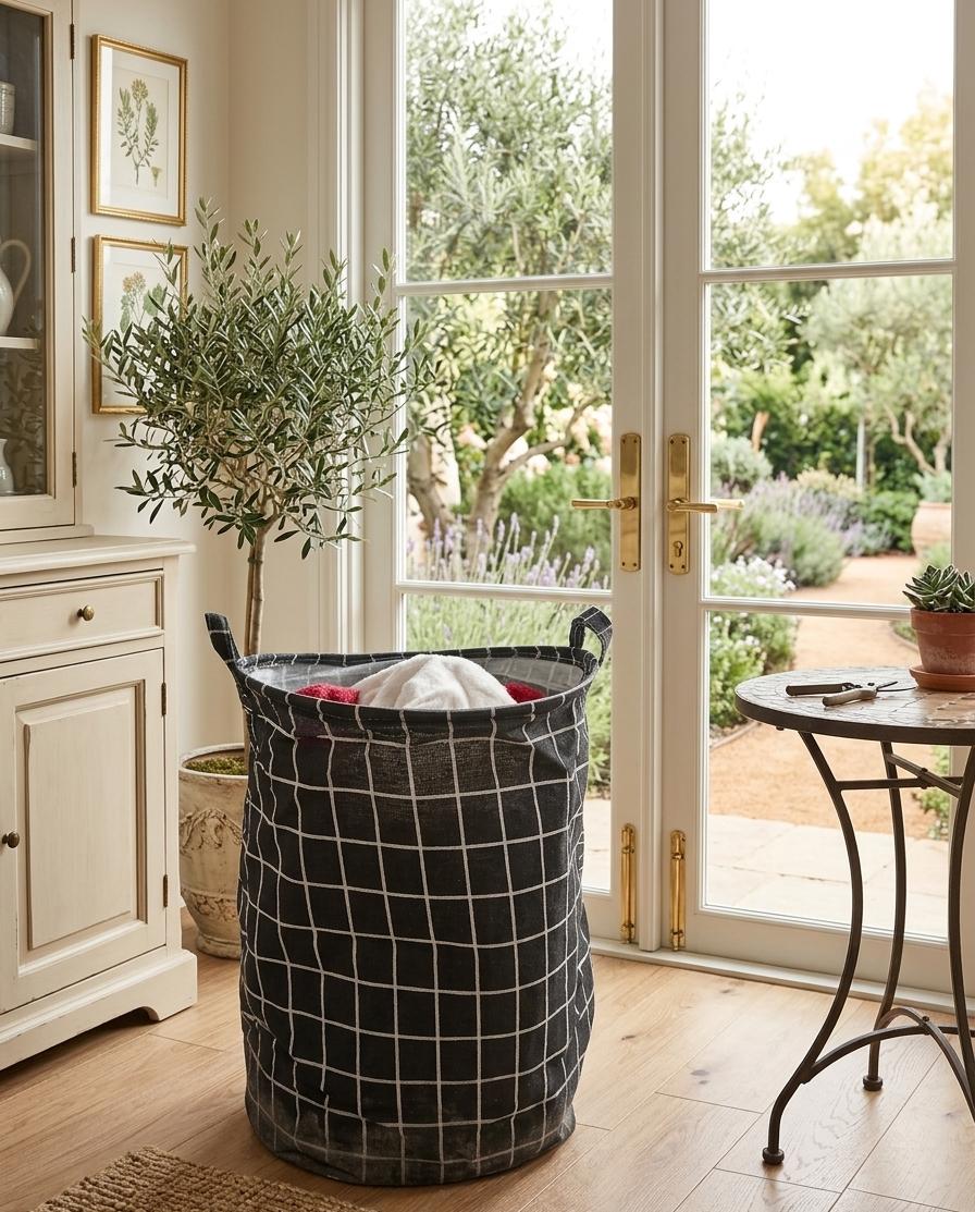 Oxford Laundry Basket Imported