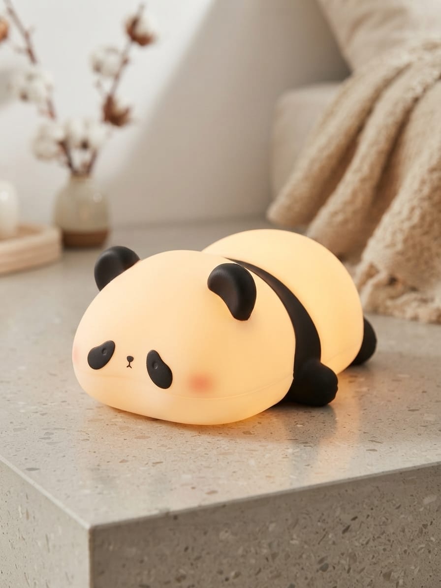 Cute Silicone Panda Night Lamp