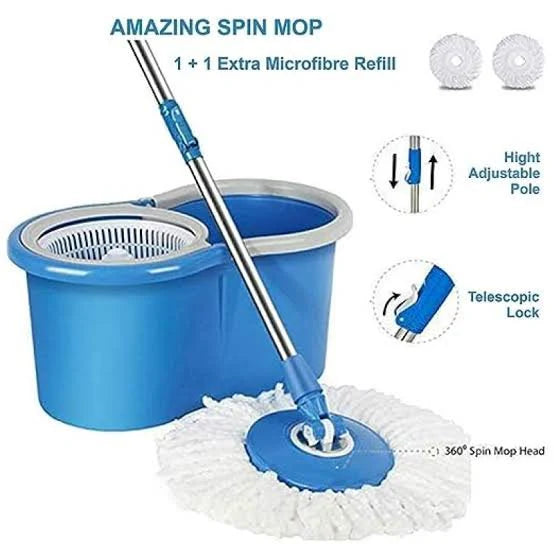 Easy Spin Mop with Plastic Stainer