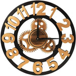 Golden Wall Clock
