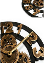 Golden Wall Clock