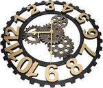 Golden Wall Clock