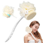 Long Handle Bath Sponge and Brush