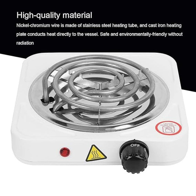 Mini Electric Stove – High Thermal Efficiency 1000W (Single & Double Burner)