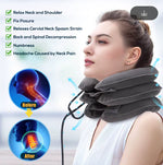 Neck Massager Cervical Support Pillow Air Pump Inflatable