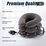 Neck Massager Cervical Support Pillow Air Pump Inflatable