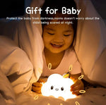 Smiley Cloud Silicone Night Lamp