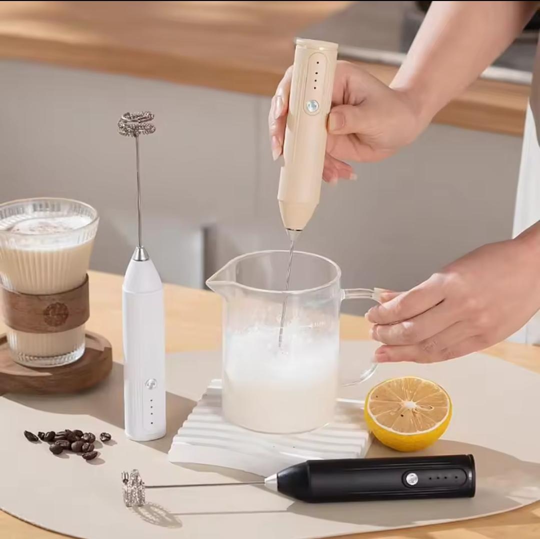 Milk Frother Rechargeable Coffee Beater