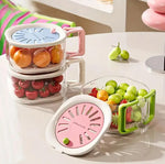 2In1 Acrylic Fruit Strainer Container